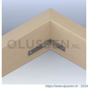 GB 824214 neusijzer schuin 135 graden 100x150 mm 25x4 mm zink-magnesium S351 824214.0025