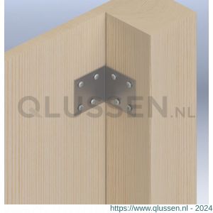 GB 82461 versterkingshoek 2 rillen 60x40 mm 115x2,5 mm sendzimir verzinkt 82461.B001