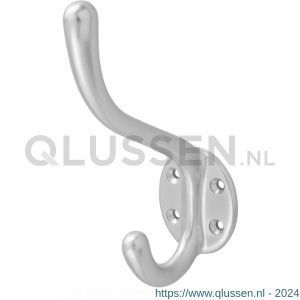 Hermeta 0010 garderobe hoed- en jashaak enkel naturel EAN sticker 0010-01E