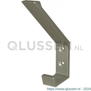 Hermeta 0138 garderobe hoed- en jashaak enkel nieuw zilver 0138-02