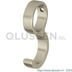 Hermeta 0591 schuifhaak voor ronde garderobebuis d=19 mm nieuw zilver EAN sticker 0591-02E