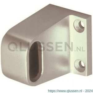 Hermeta 1030 garderobebuis steun eind Gardelux 1 type 1 nieuw zilver EAN sticker 1030-02E