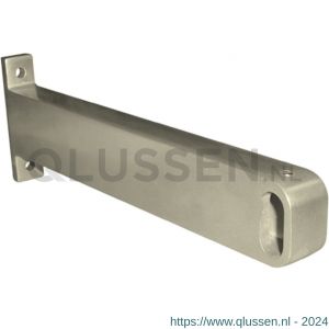 Hermeta 1100 garderobebuis steun eind links Gardelux 1 type 8 nieuw zilver EAN sticker 1100-02E