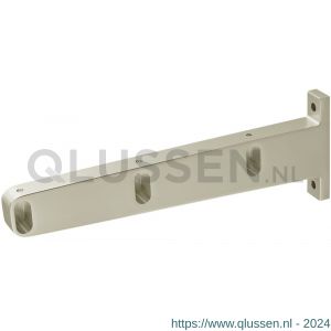 Hermeta 1110 garderobebuis steun eind links Gardelux 1 type 7A nieuw zilver EAN sticker 1110-02E