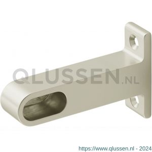 Hermeta 1190 garderobebuis plafondbevestiging steun eind Gardelux 1 nieuw zilver 1190-02