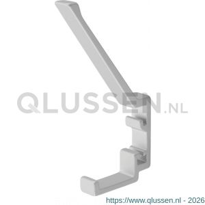 Hermeta 2082 garderobebuis hoed- en jashaak Gardelux 2 mat naturel 2082-11