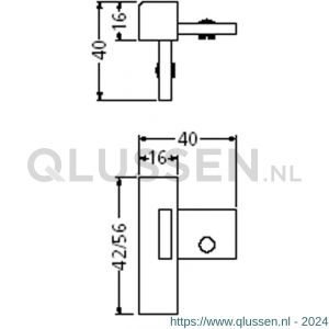 Hermeta 2140 garderobelijst hoek buiten Gardelux 2 lijst 2000 wit 2140-79