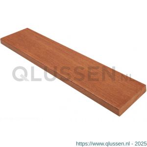 Hermeta 3007 zitbank zitdeel hout 90x25 mm meranti hardhout per meter 3007-99M