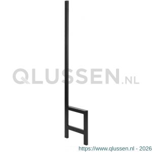 Hermeta 3075 zitbank banksteun Gardelux type 5 Gardelux vrijstaand zwart 3075-70
