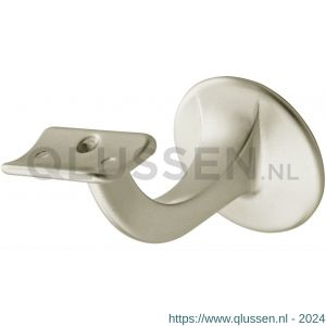 Hermeta 3506 leuninghouder 75 mm holzadel M8 nieuw zilver EAN sticker 3506-02E