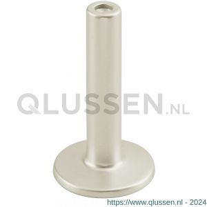 Hermeta 3514 leuninghouder rozet met vaste zuil 106 mm nieuw zilver 3514-02