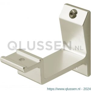 Hermeta 3540 leuninghouder vlakzadel opschroevend nieuw zilver EAN sticker 3540-02E