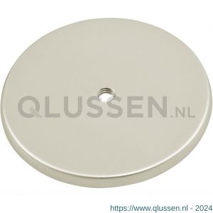 Hermeta 3566 leuninghouder rozet 82 mm met gat 8,5 mm nieuw zilver 3566-02