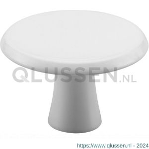 Hermeta 3751 meubelknop rond 30 mm met bout M4 wit 3751-79