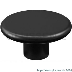 Hermeta 3755 meubelknop rond 50 mm zwart EAN sticker 3755-70E