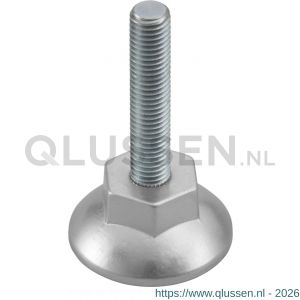 Hermeta 5621 profiel stelvoet M10x50 mm naturel 5621-01
