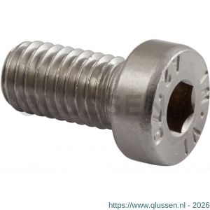 Hermeta 5990 inbus bout M8x16 mm DIN 7984 RVS 5990-99