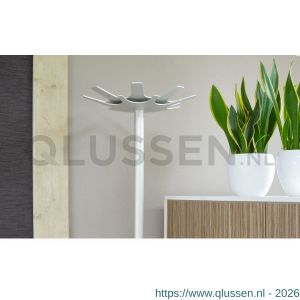 Hermeta 2258 vrijstaande garderobe kapstok Gardelux Gear mat naturel 2258-11