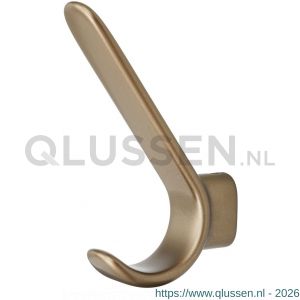 Hermeta X'Tenz X003 garderobe hoed- en jashaak enkel J'é brons X003.04-04