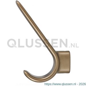 Hermeta X'Tenz X003 garderobe hoed- en jashaak enkel J'é brons X003.04-04