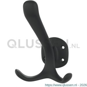 Hermeta X'Tenz X028 Nobel nummer #3 garderobe hoed- en jashaak dubbel antraciet X028-49
