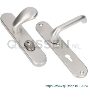 Ami VHB 250/15-173-386 KT veiligheids Rotaveer knop-kruk langschildgarnituur SKG*** kerntrekbeveiliging VHB 173 knop 386 Rota 250/50/15 buiten kerntrek KT 92 en binnen profielcilinder PC 92 F1 deurdikte 38-42 mm 656965