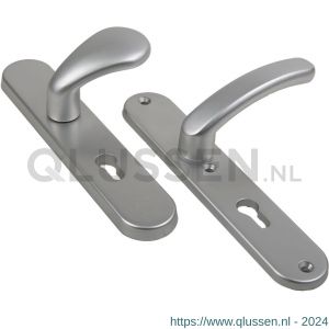 Ami VHB 250/50/1-173-378 veiligheids Rotaveer knop-kruk langschildgarnituur SKG*** ovaal VHB Varo knop 173 250/50/1 buiten en binnen profielcilinder PC 72 en deurkruk 378 Rota Irox deurdikte 38-42 mm 621871