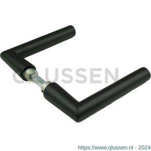 Ami 374 deurkruk gatdeel aluminium M6 zwart RAL 9005 structuur finish 739055