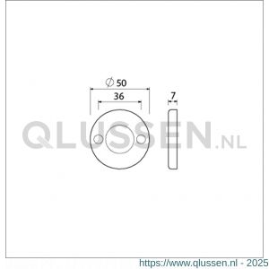 Ami 3 RH krukrozet aluminium rond krukgat F2 226200