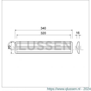 Ami EP 990 tochtklep aluminium F1 met 4 schroeven SPS 3.5x13 mm 400260