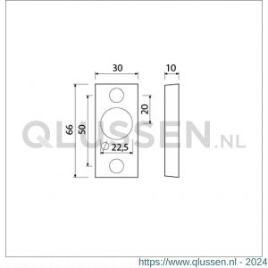 Ami 65/30 smalrozet aluminium gegoten RC 22,5 R6.5 hartafstand 50 mm F1 510016