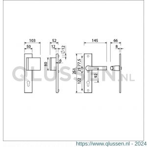 Ami VHB 251/50-90/80-379 veiligheidsvoordeur duwer-kruk Rotaveer langschildgarnituur SKG*** VHB 251/50 profielcilinder PC 92 deurduwer 90/80 rechts F1 en deurkruk 379 Rota 251/50 profielcilinder PC 92 deurdikte 38-42 mm 809700