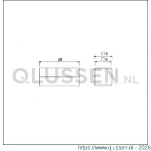 Ami verloopbus galvaniseerd 8/9 mm verpakt per 5 stuks 900402