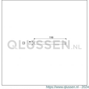 Ami deurkruk Quickstift 8x110 mm 900623