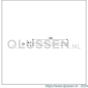 Ami deurkruk Quickstift 8x120 mm 900627