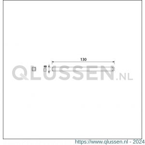 Ami deurkruk Quickstift 8x130 mm 900633