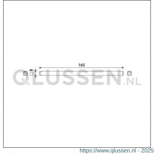 Ami dubbele Quickstift 8x165 mm deurdikte 76-104 mm 900637