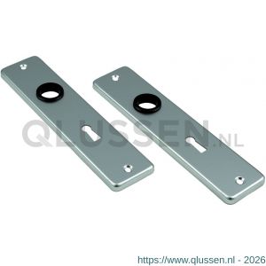 Ami 165/4 RH kortschild aluminium rondhoek sleutelgat SLG 56 F1 211002