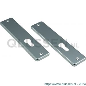 Ami 165/4 RH kortschild aluminium rondhoek zonder krukgat profielcilinder PC 55 F1 211043