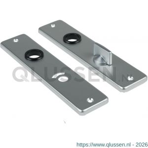 Ami 165/4 RH kortschild aluminium rondhoek toilet- en badkamersluiting WC 8/63 mm F1 211066