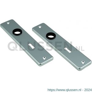 Ami 180/41 RH kortschild aluminium rondhoek sleutelgat SLG 56 F1 212202