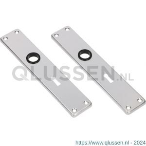 Ami 212/41 RH langschild aluminium rondhoek sleutelgat SLG 56 F1 213102