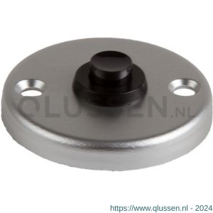 Ami 3 RH beldrukker aluminium rond rozet F2 296500