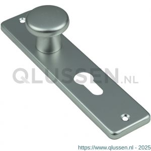 Ami 165/4 RH knopkortschild aluminium rondhoek knop 160/40 vast kortschild 165/4 RH profielcilinder PC 55 F2 310104