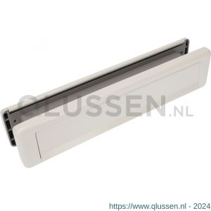 Ami EP 965 briefplaat-tochtklep met schacht aluminium wit RAL 9010 deurdikte 24 mm Climate Comfort 400529