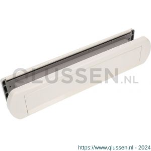 Ami EP 975 briefplaat-tochtklep met schacht aluminium wit RAL 9001 deurdikte 68-72 mm Climate Comfort 400681