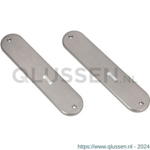 Ami 200/1/7 langschild aluminium Archi Design zonder krukgat sleutelgat SLG 56 Irox 620132