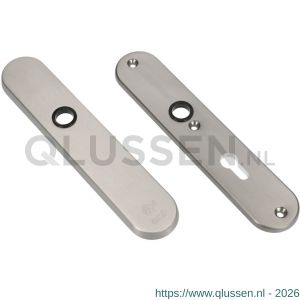 Ami VHB 250/50/1 veiligheidslangschild SKG*** Archi Design ovaal VHB 250/50/1 buiten blind binnen profielcilinder PC 72 Irox deurdikte 38-42 mm 622106