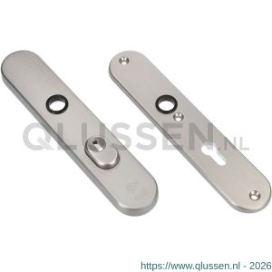 Ami VHB 250/15 KT veiligheidslangschild SKG*** kerntrekbeveiliging Archi Design ovaal VHB 250/15 buiten kerntrek KT 55 binnen profielcilinder PC 55 Irox deurdikte 38-42 mm 623104