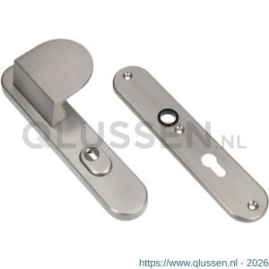 Ami VHB 250/15-90/83 KT veiligheids duwer-kruk langschildgarnituur SKG*** kerntrekbeveiliging Archi Design ovaal VHB 250/50/1 KT 72 deurduwer 90/83 rechts en zonder deurkruk Irox deurdikte 38-42 mm 623170